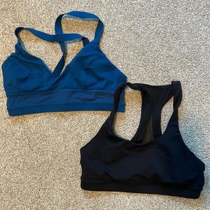 Black and Blue Lululemon Sports bras